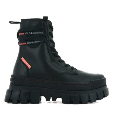 97240-010-M | REVOLT BOOT LEATHER | BLACK/BLACK